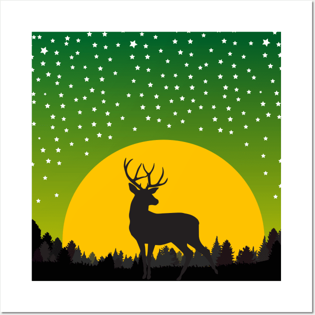 Deer Wall Art by JulietLake